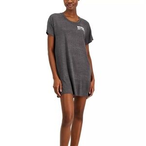 Women's Short-Sleeve Printed Sleepshirt Size Small